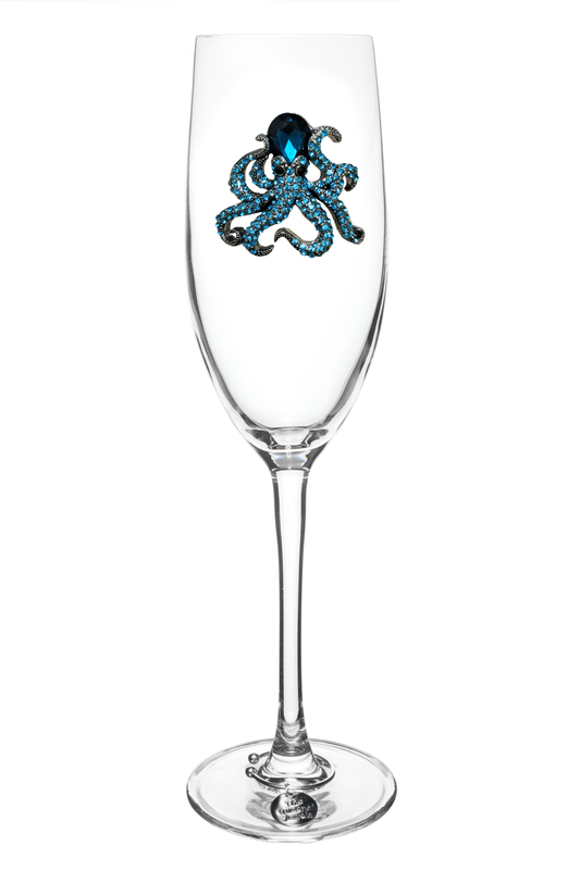 The Queens' Jewels® - Octopus Jeweled Champagne Flute