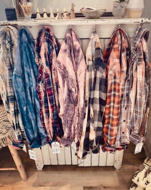 Wildly Witty - Upcycled Feel Good Flannels