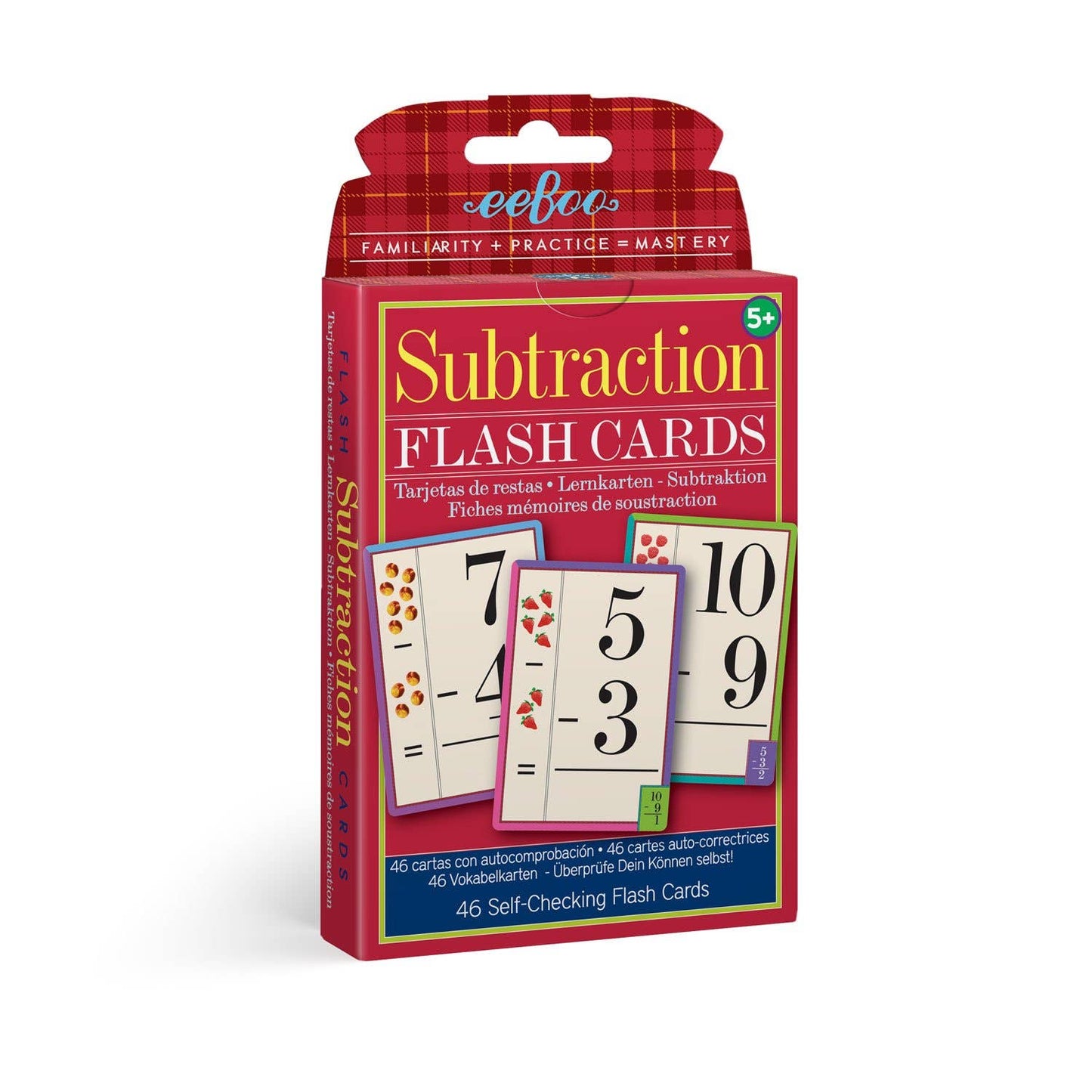 eeBoo - Subtraction Flash Cards