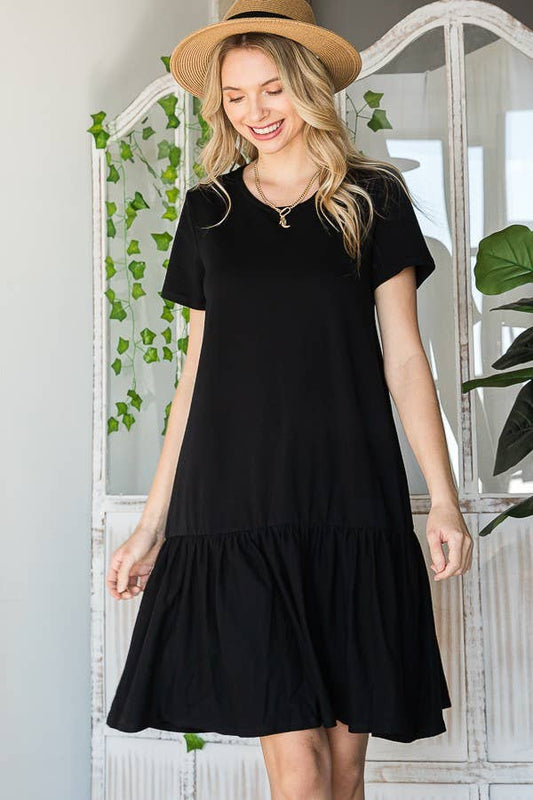 JADE BY JANE - ONE TIER KNEE HIGH DRESS