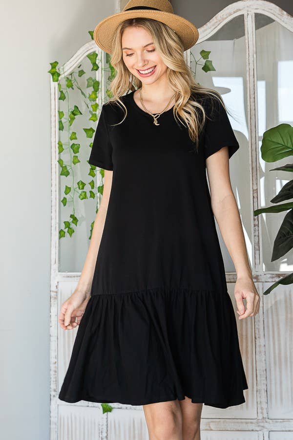 JADE BY JANE - ONE TIER KNEE HIGH DRESS