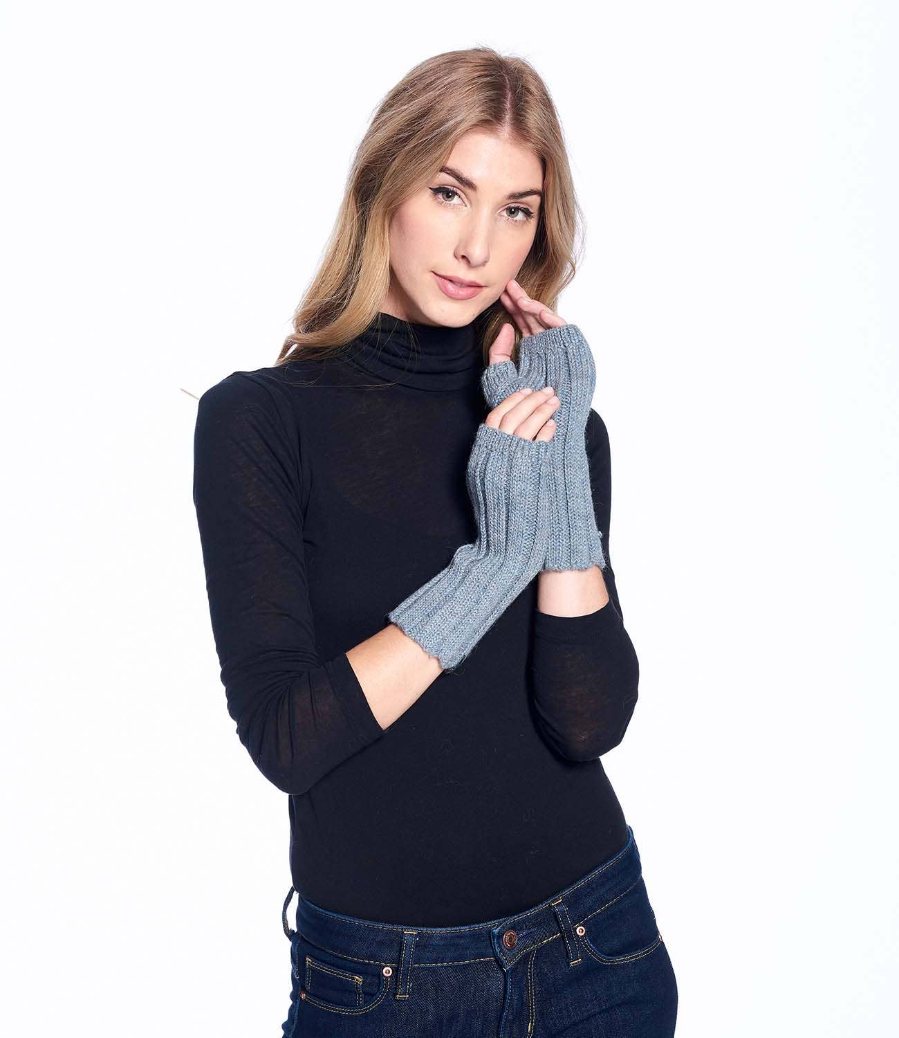 Shupaca Alpaca - Alpaca Gloves - Accordion - Storm