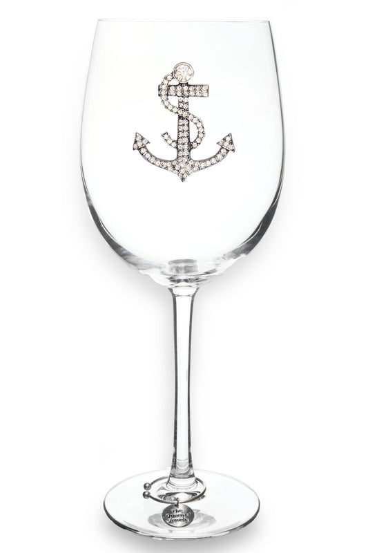 The Queens' Jewels® - Anchor Jeweled Stemmed Wine Glass