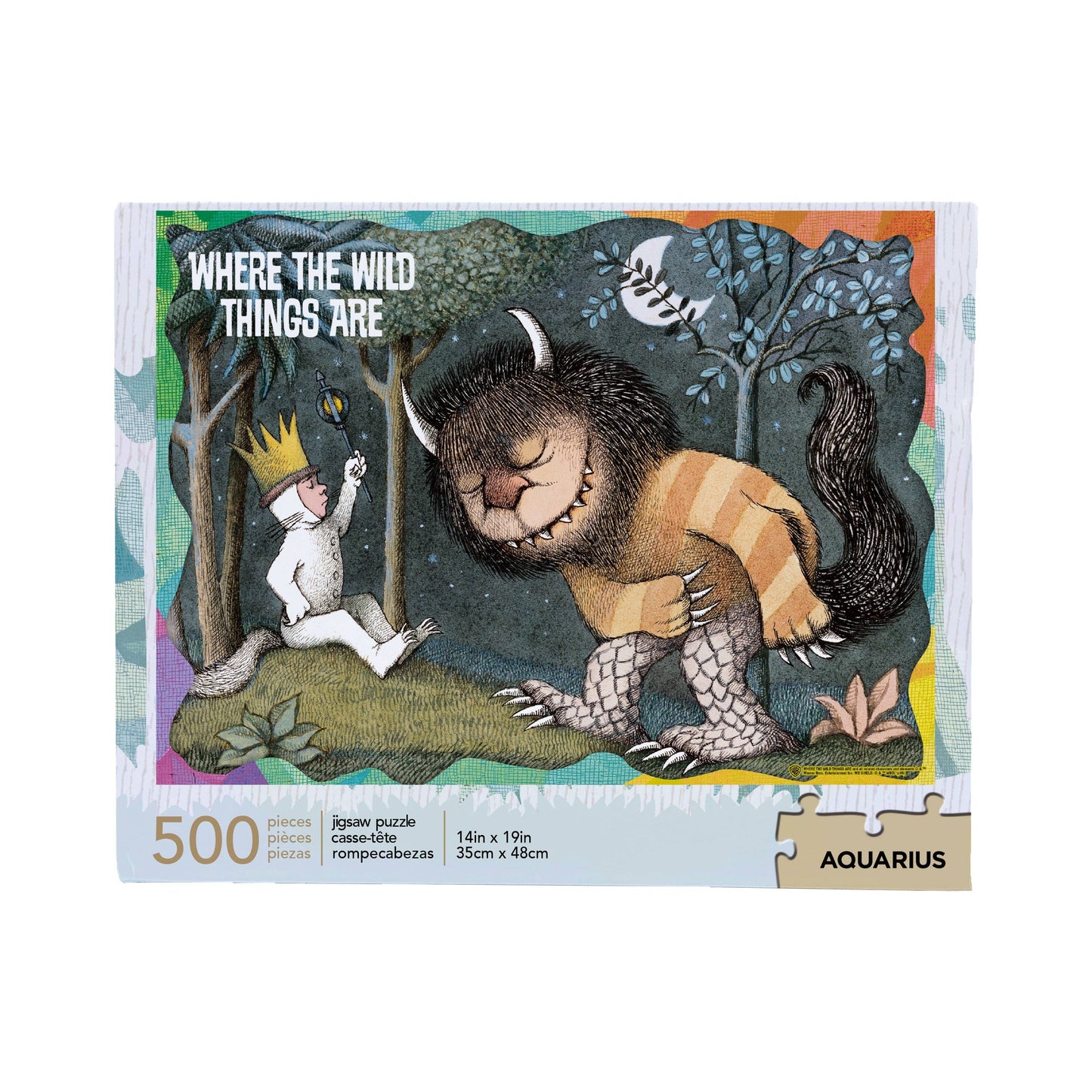 AQUARIUS, GAMAGO, ICUP, & ROCK SAWS by NMR Brands - Where The Wild Things Are 500 Piece Jigsaw Puzzle