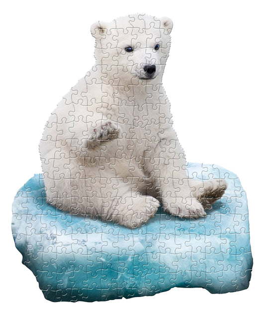 Madd Capp Games & Puzzles - PUZZLE DISPLAY - Lil Polar Bear 100pc