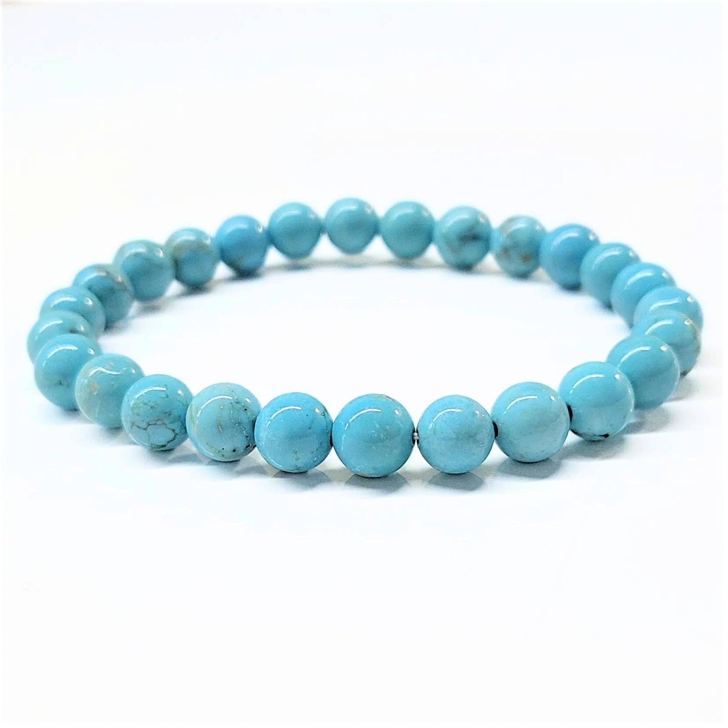 The Healing Sanctuary - Blue Howlite Beaded Bracelet 8mm