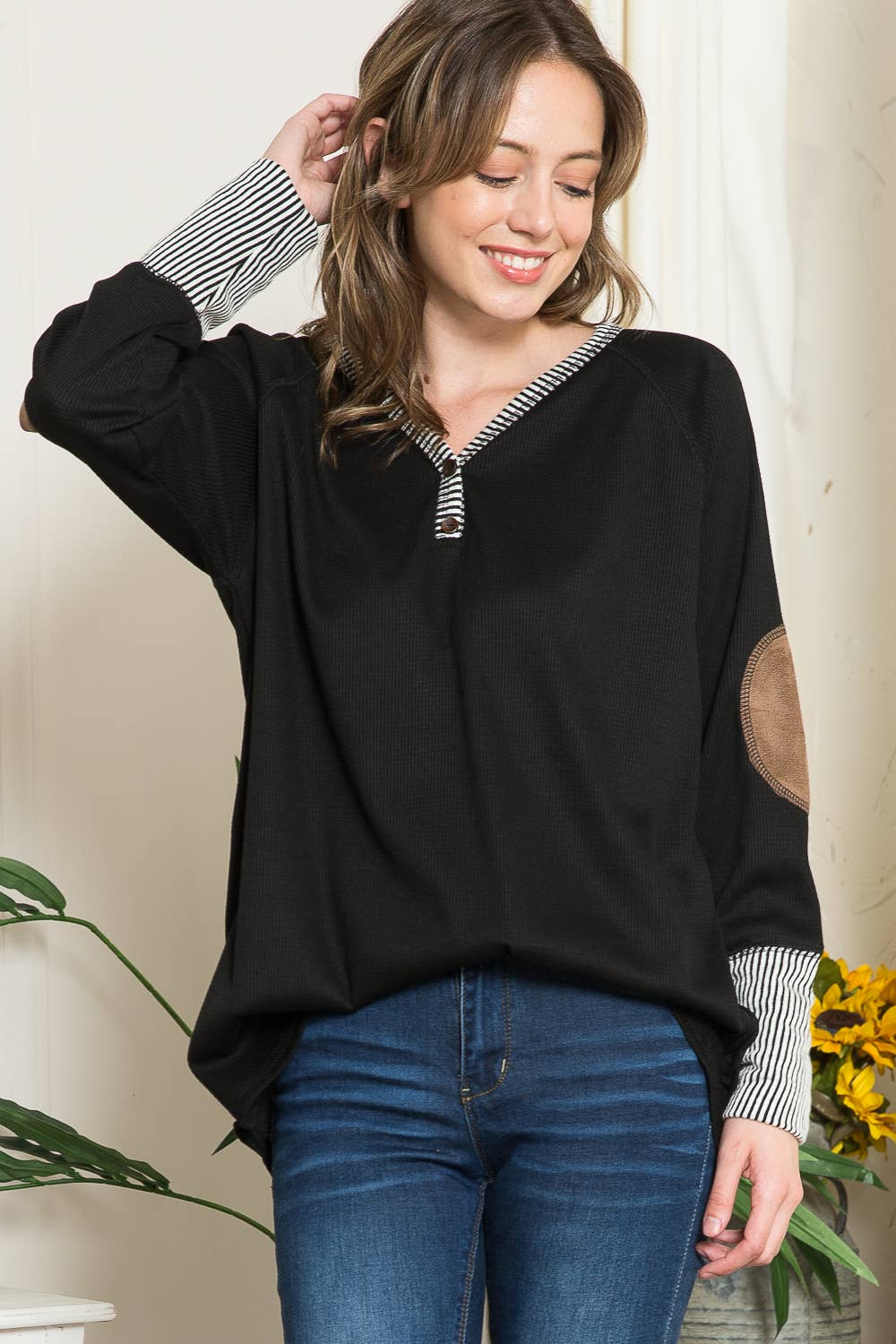 Orange Farm Clothing - Oversized Elbow Patch Tunic