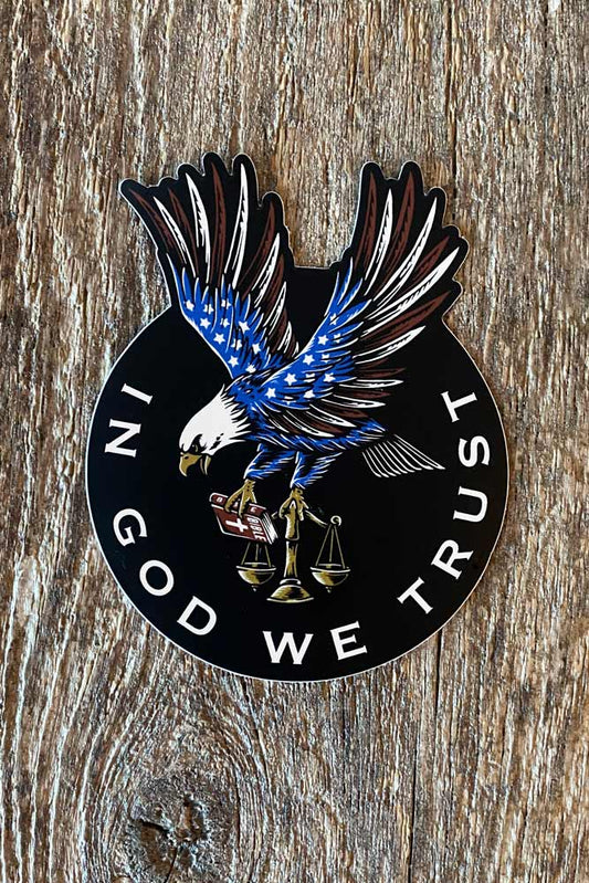 Hope Outfitters - Eagle In God We Trust Sticker