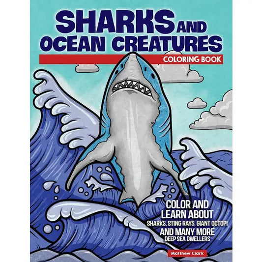 Wellspring - Coloring Book - Sharks and Ocean Creatures