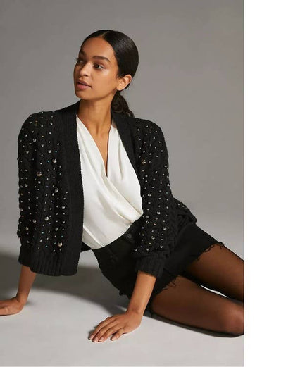 SAACHI - Party Pearl Cardigan