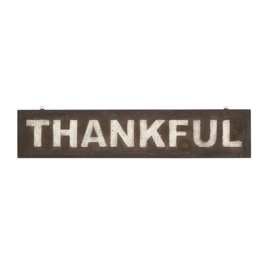 Tripar International - Rustic "Thankful" Wall Art