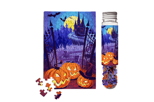 Micro Puzzles - Halloween - Scare-bnb Mini Jigsaw Puzzle Fall Season Gift
