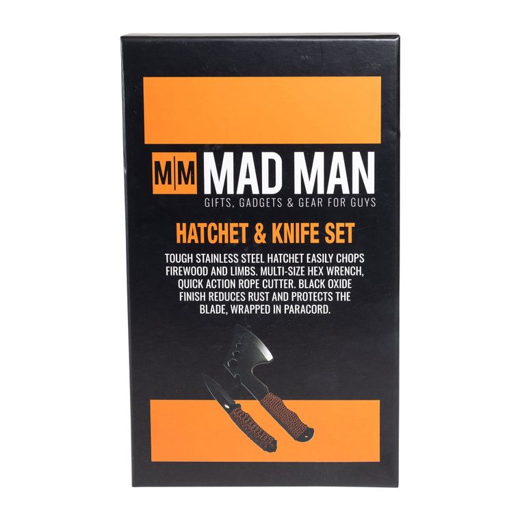 Hatchet Knife Set w/Parachute Cord Handle