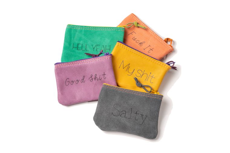 Inappropriate  Leather Pouch medium set