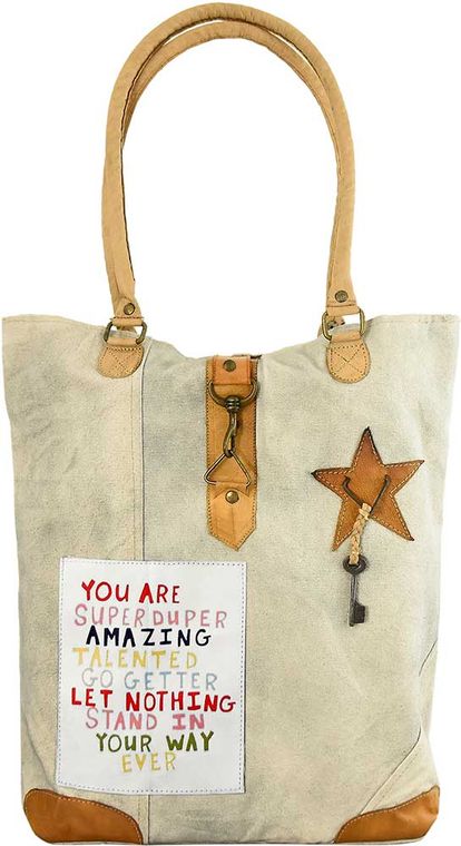 You Are Amazing Canvas Tote