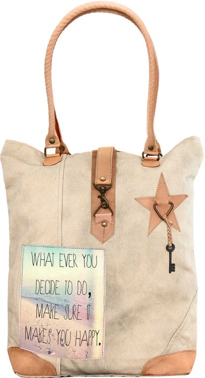 Whatever You Do Canvas Tote