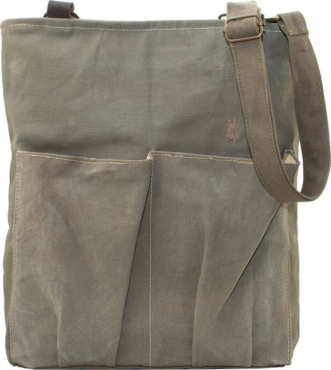 RECYCLED MILITARY TENT BACKPACK/CROSSBODY