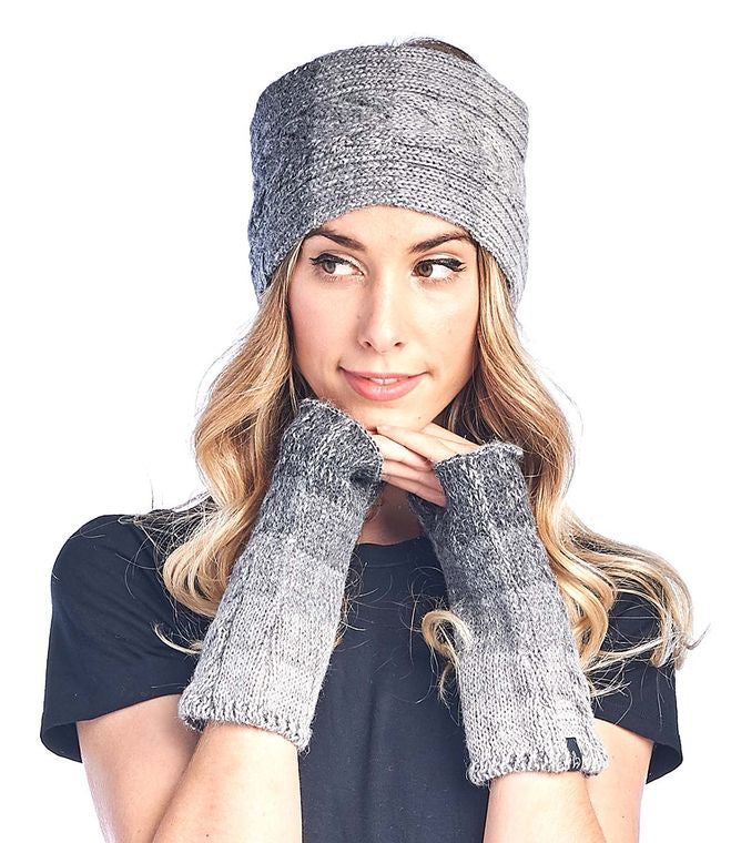 Alpaca Headband - Fade - Charcoal