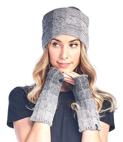 Alpaca Headband - Fade - Charcoal
