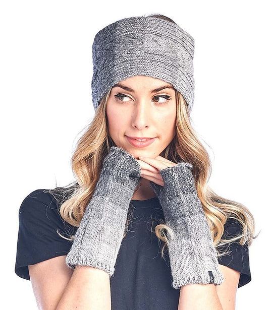 Alpaca Headband - Fade - Charcoal