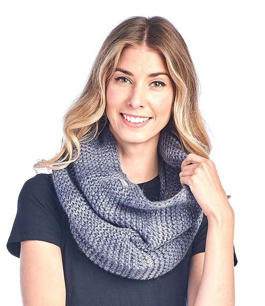 Alpaca Neck Warmer - Highland - Blue Stone