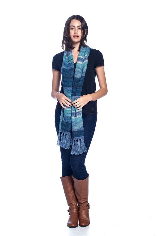 Alpaca Scarf - Colorado - Azul