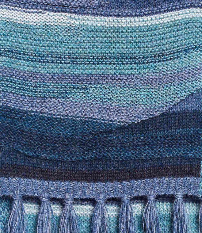 Alpaca Scarf - Colorado - Azul