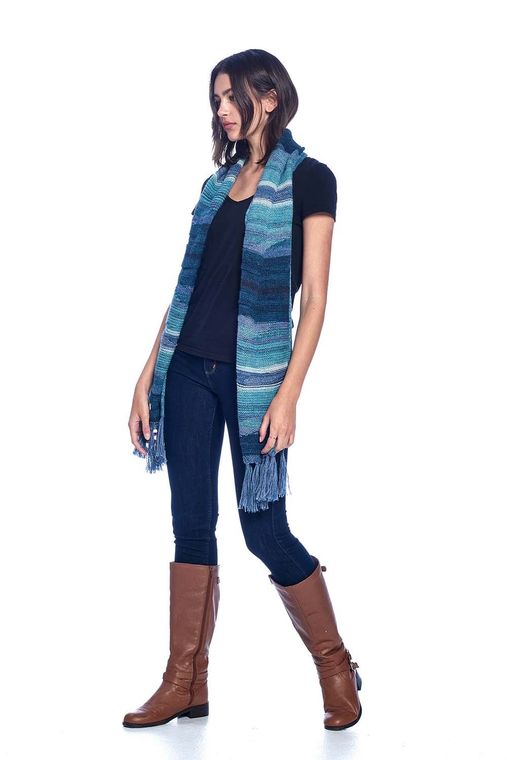 Alpaca Scarf - Colorado - Azul