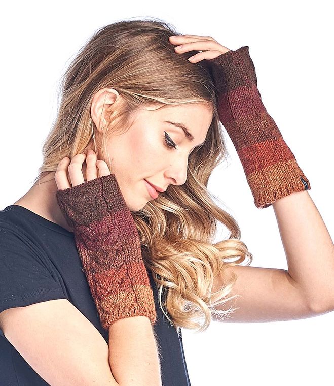 Alpaca Gloves - Fade - Autumn