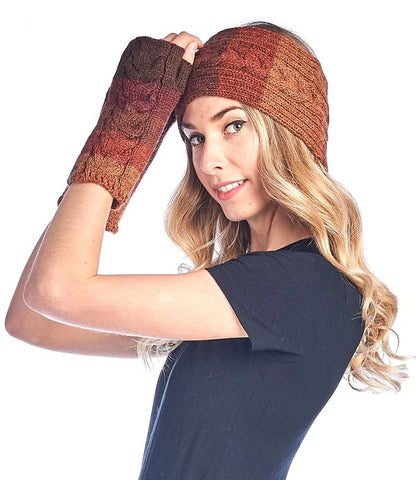 Alpaca Gloves - Fade - Autumn