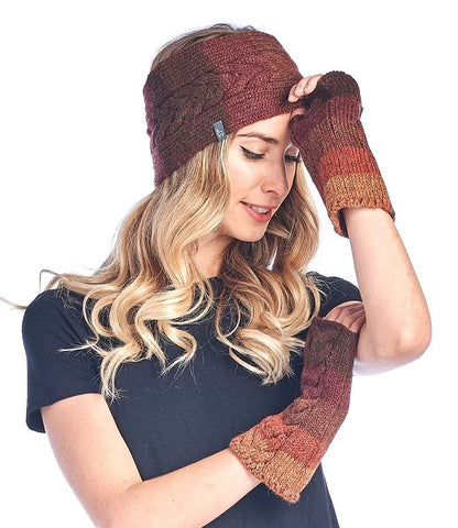 Alpaca Gloves - Fade - Autumn