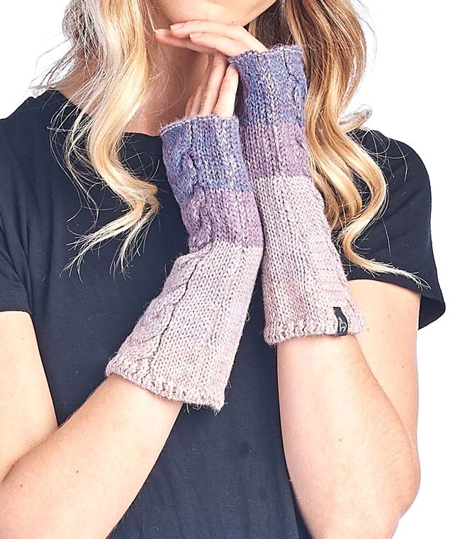 Alpaca Gloves - Fade - Berry