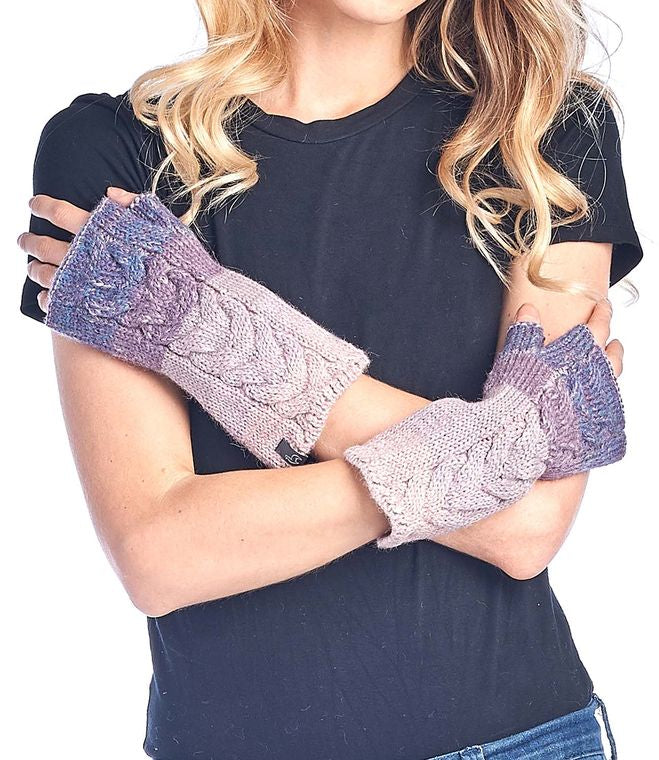 Alpaca Gloves - Fade - Berry