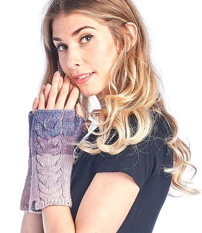 Alpaca Gloves - Fade - Berry