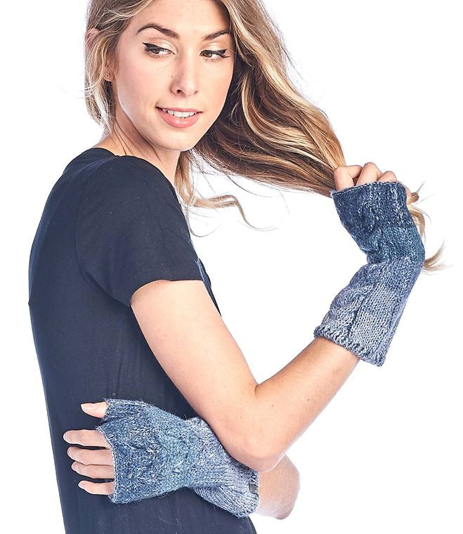 Alpaca Gloves - Fade - Azul