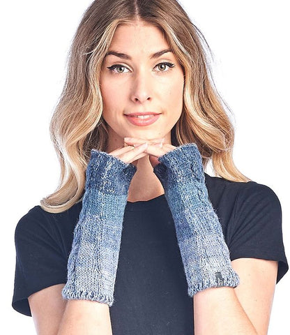 Alpaca Gloves - Fade - Azul