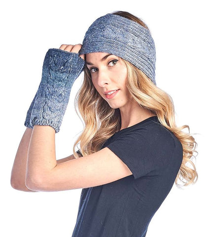 Alpaca Gloves - Fade - Azul