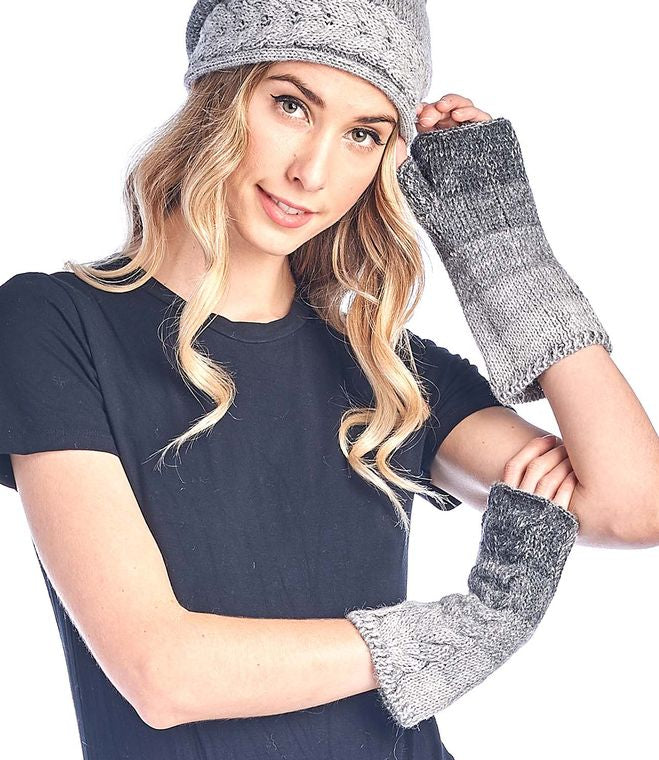 Alpaca Gloves - Fade - Charcoal