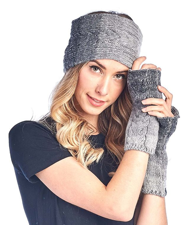 Alpaca Gloves - Fade - Charcoal