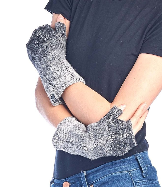 Alpaca Gloves - Fade - Charcoal