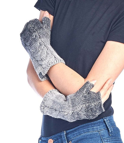 Alpaca Gloves - Fade - Charcoal