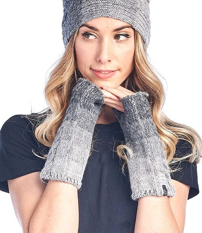 Alpaca Gloves - Fade - Charcoal