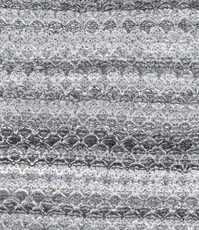 Alpaca Infinity Scarf - Printed - Monochrome