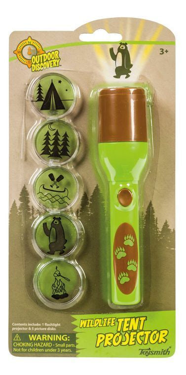 Outdoor Discovery Wildlife Tent Projector, Includes 5 Slides