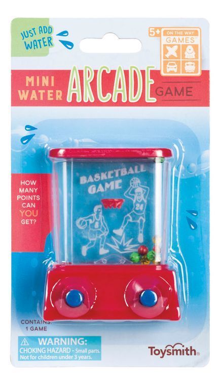 Mini Water Arcade Games, 3 Styles, Travel Size