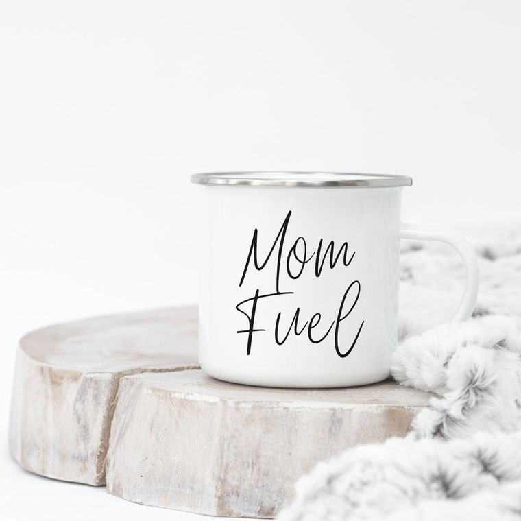 Farmhouse Style Kitchen Decor, Modern Coffee Mugs With Funny Quotes, Mom Humor, 18oz Metal, USA Made