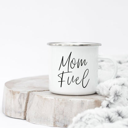 Farmhouse Style Kitchen Decor, Modern Coffee Mugs With Funny Quotes, Mom Humor, 18oz Metal, USA Made