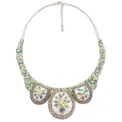 Blossom in White Necklace