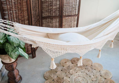 Boho Style Corchet Cotton Hammock