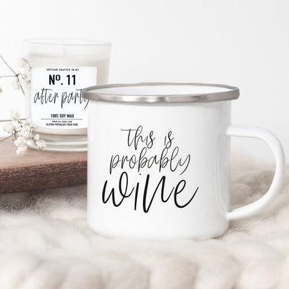 Farmhouse Style Kitchen Decor, Modern Coffee Mugs With Funny Quotes, Mom Humor, 18oz Metal, USA Made